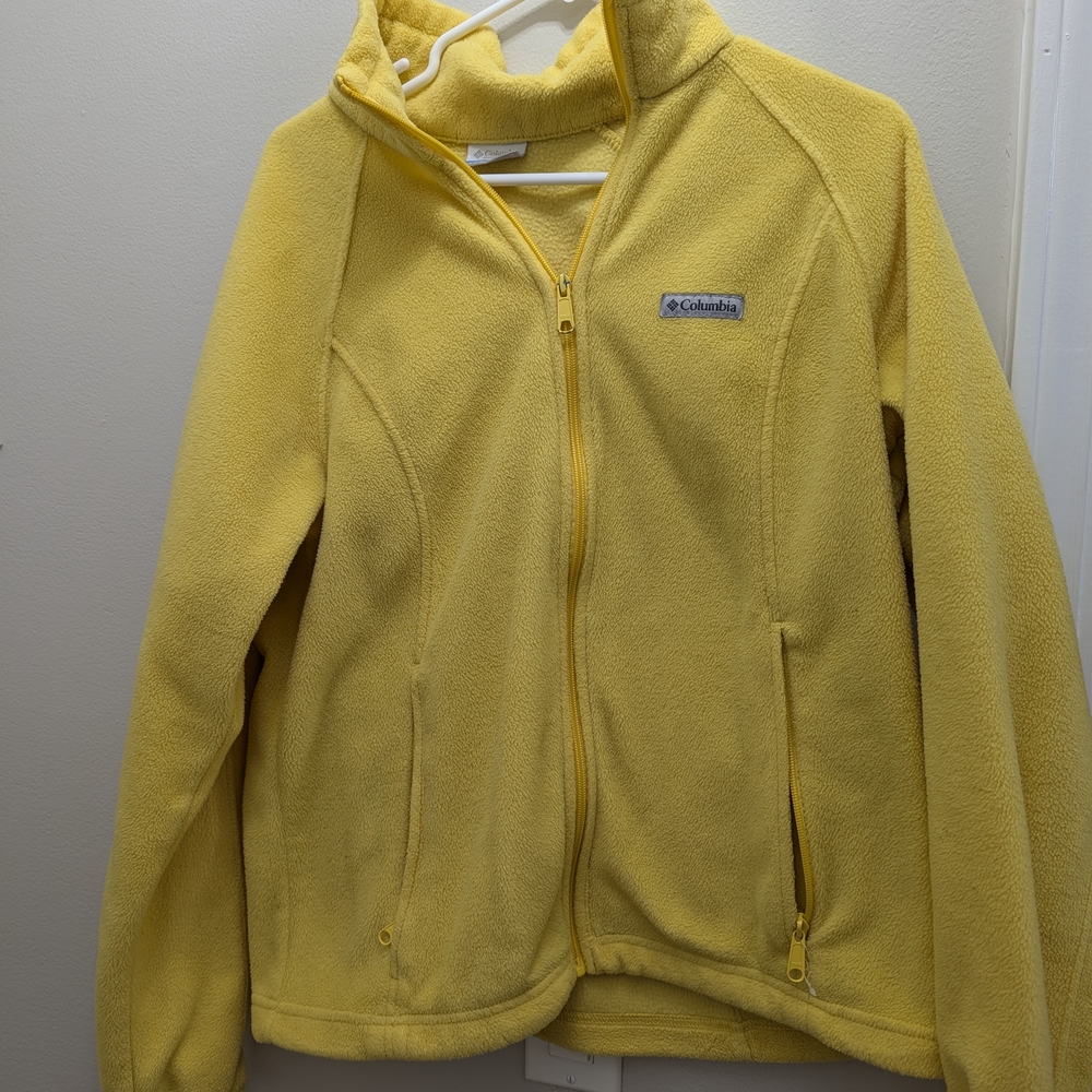 Columbia Yellow Fleece Jacket